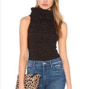 Free People Carly Knit Turtleneck Tank Sweater